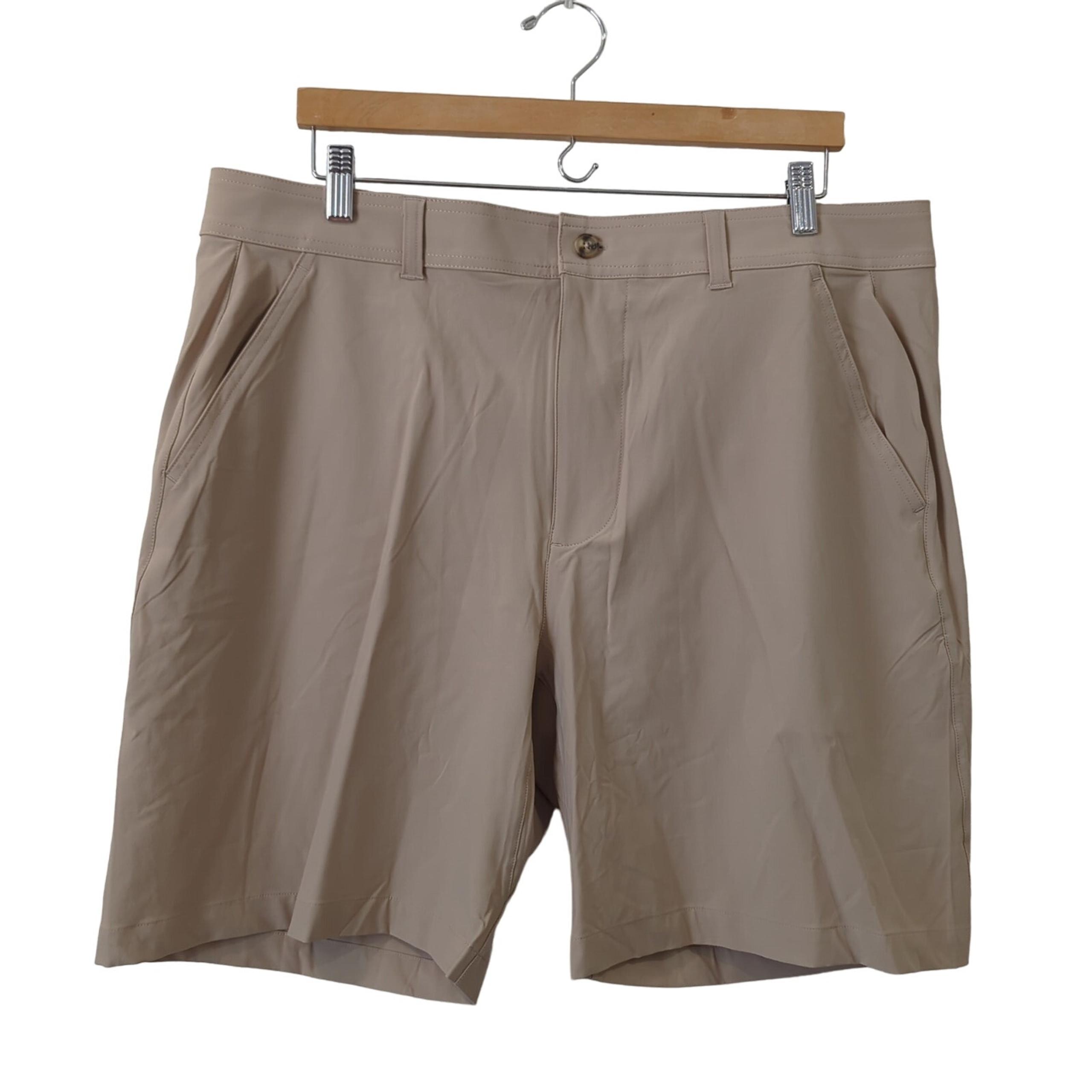 Apparel Bunker Golf Shorts Quick Dry Sand Mens 38 Active Performance - GenTeal