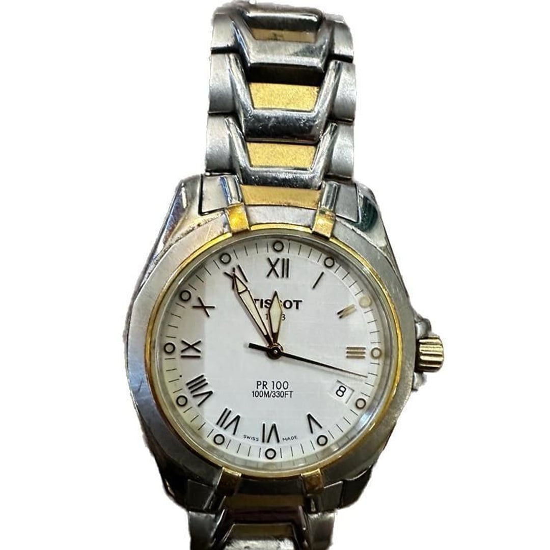 Tissot PR100 P660/760 Two-Tone Stainless Steel Quartz Watch