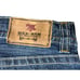 MEK DNM Denim Jeans Men 34x34 Distressed Embroidered Pockets Tata Straight Y2K