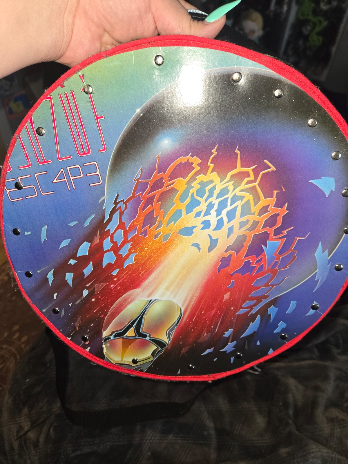 Journey Record Upcycled purse