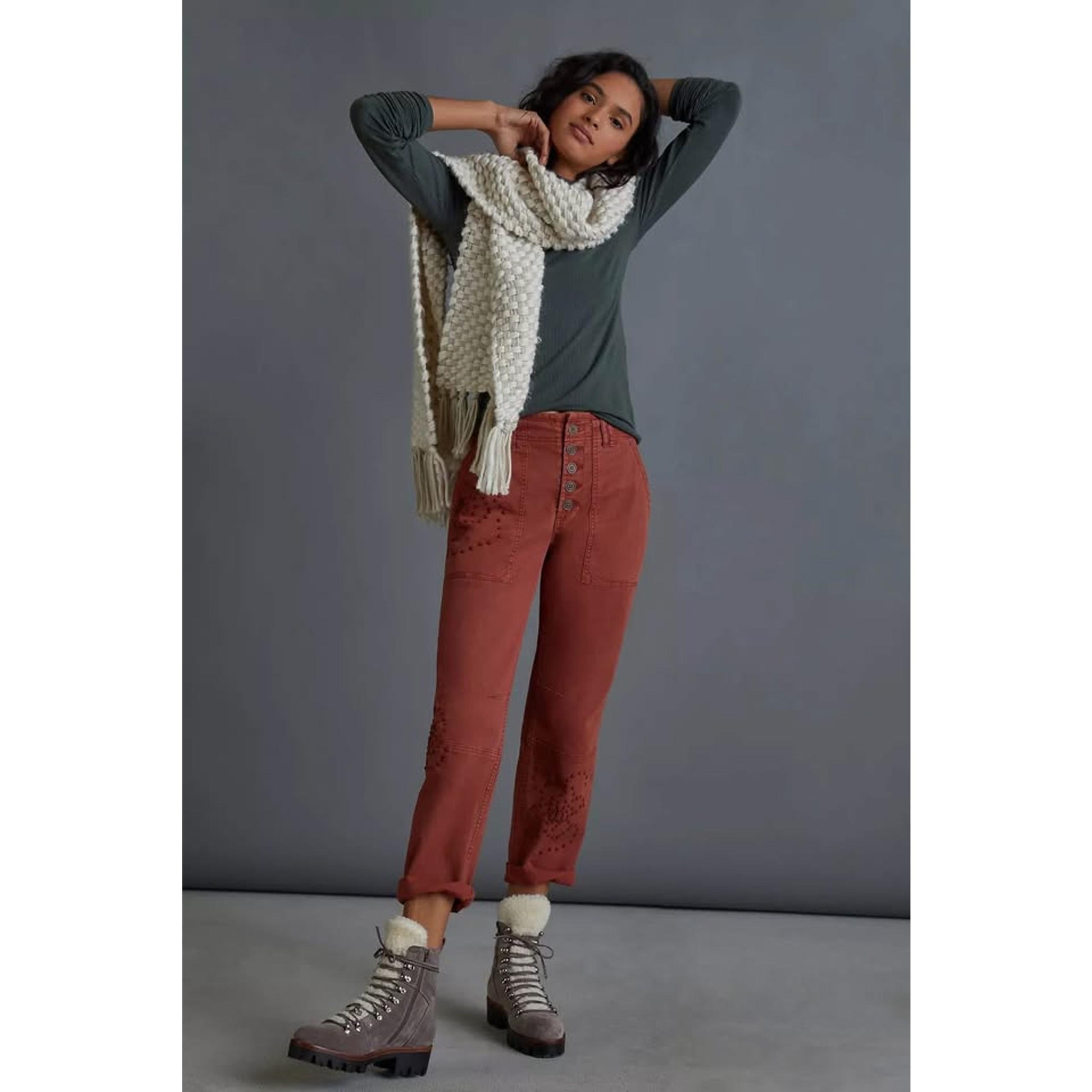 Anthropologie Women’s Wanderer Utility Versatile Preppy Pants Sz 32
