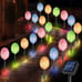 Enhon Solar Easter Egg Lights with Stake, 25FT 20LED Easter Egg Pathway Lights f