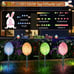 Enhon Solar Easter Egg Lights with Stake, 25FT 20LED Easter Egg Pathway Lights f
