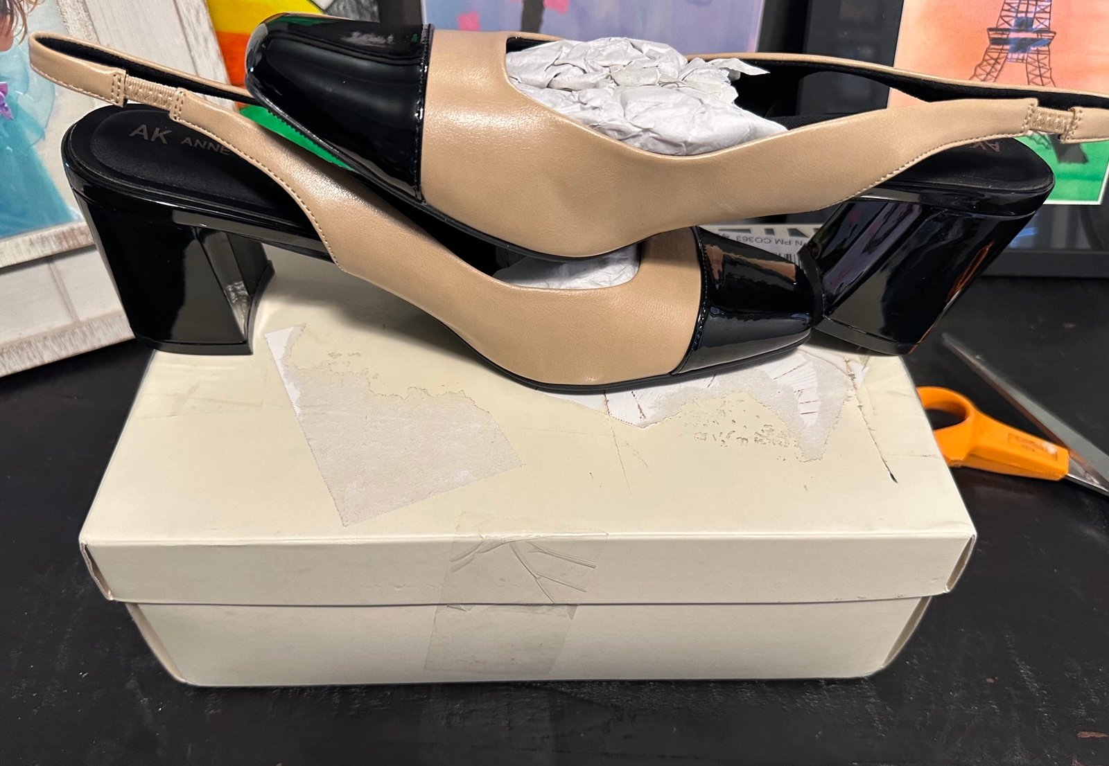 Anne Klein women’s 9.5 slingback pumps- new
