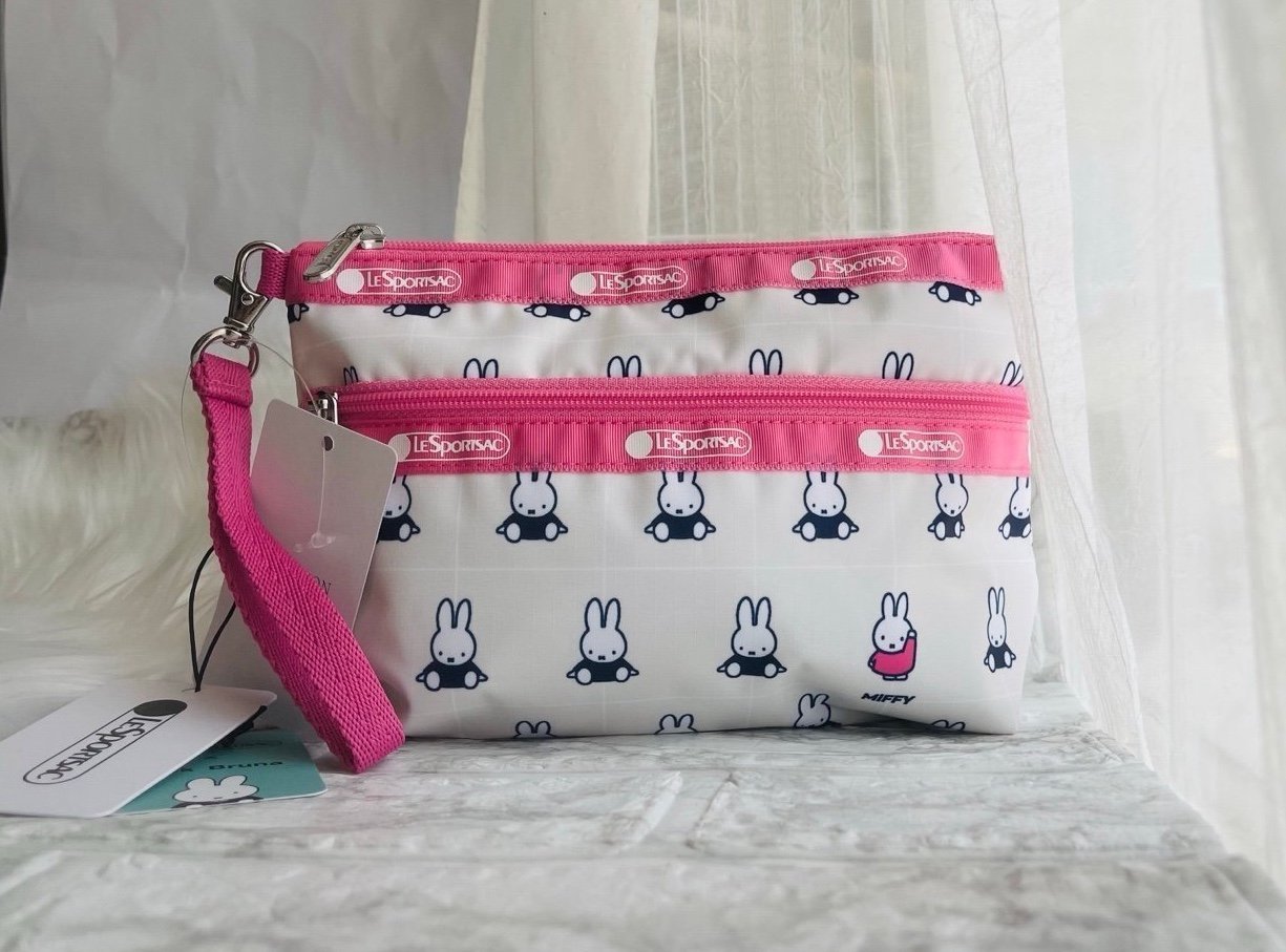 LeSportsac x Miffy Dick Bruna Cosmetic Bag Clutch Pouch with Layard