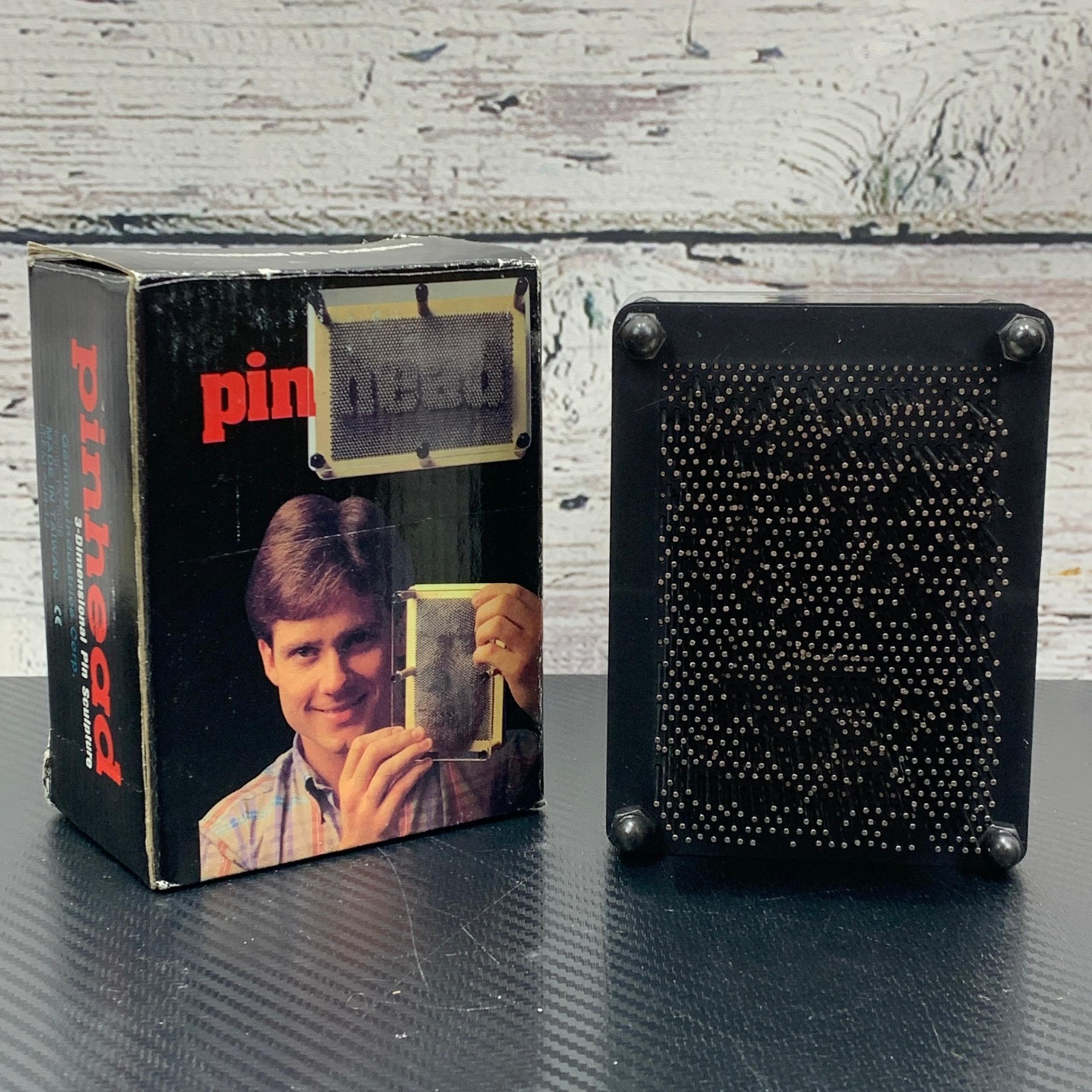 Pinhead 3D Pin Sculpture Retro Desk Toy Tactile Art Decor w/ Origianl Package