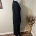 Vintage Christian Dior Suit 2 Pc Jacket & Wrap Skirt Black Size 8 100% Wool USA