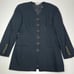 Vintage Christian Dior Suit 2 Pc Jacket & Wrap Skirt Black Size 8 100% Wool USA