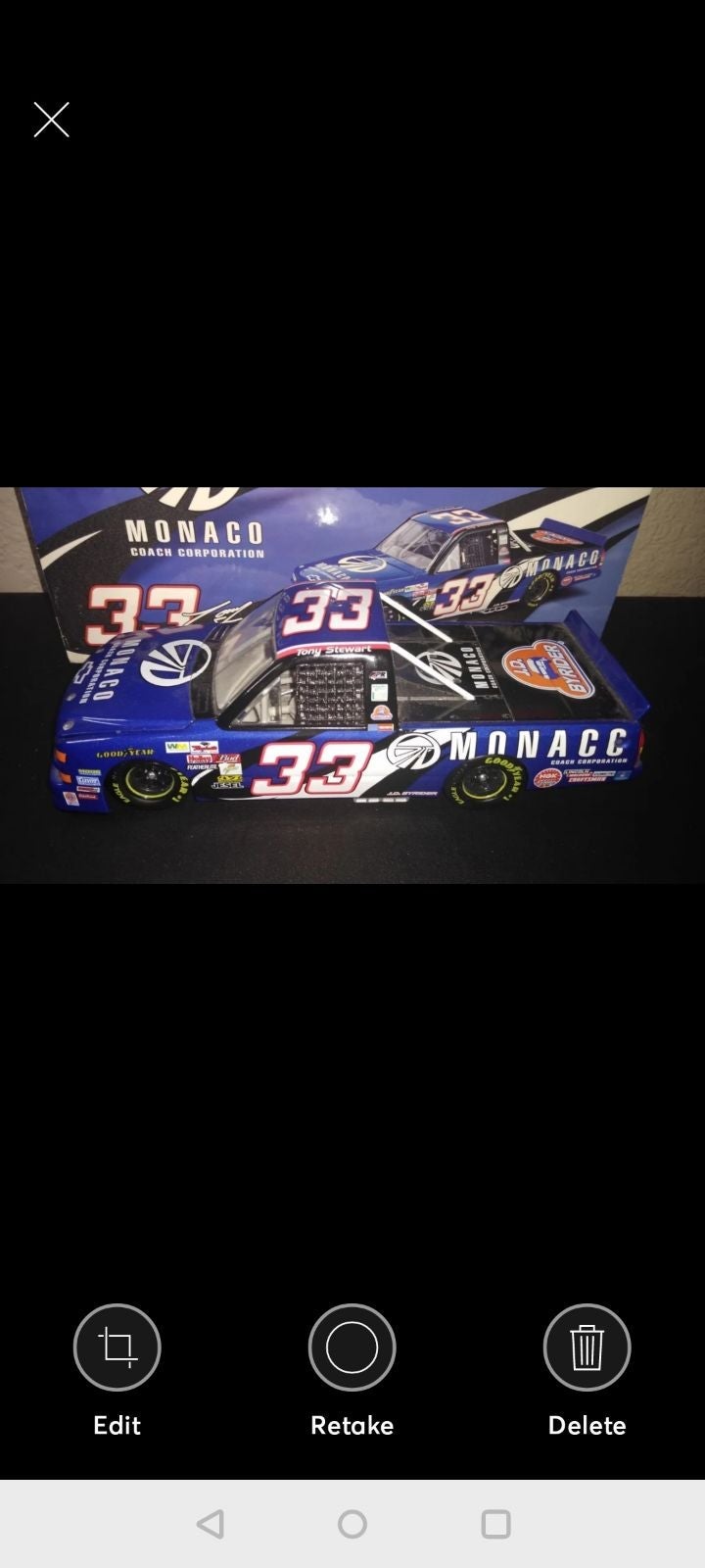 Tony Stewart Nascar Truck diecast