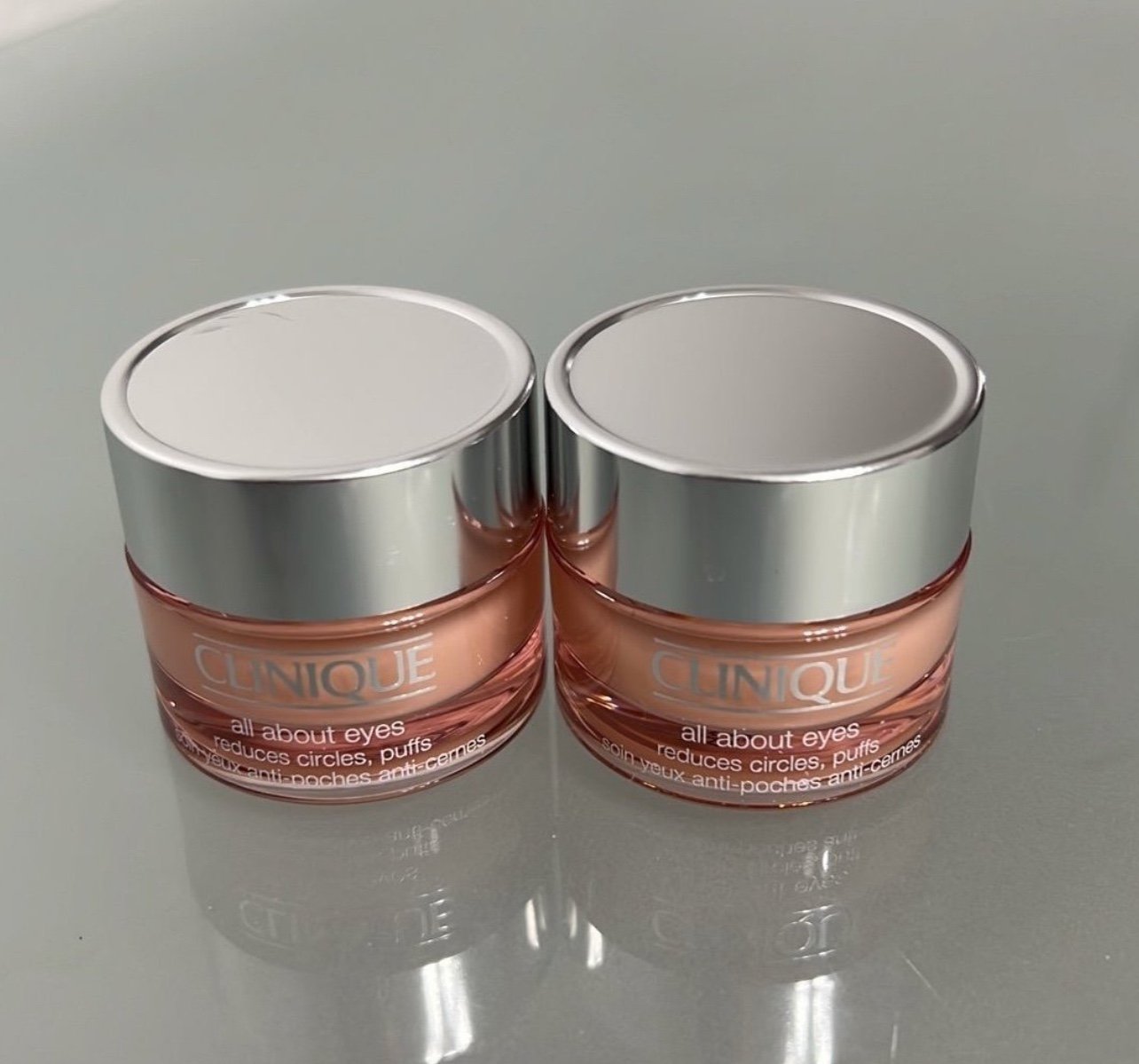 2 of Clinique All About Eyes moisturizer 0.5 oz/15 ml FULL SIZE ~ FRESH NEW