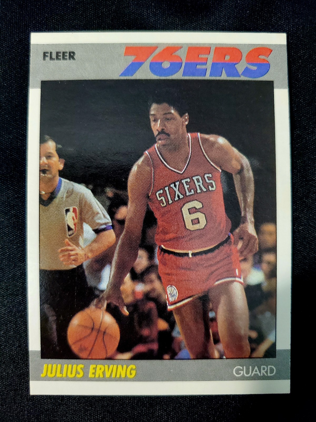 1987 fleer 8x Barkley,Julius Erving, Patrick Ewing,Clyde drexler,Malone, Parish