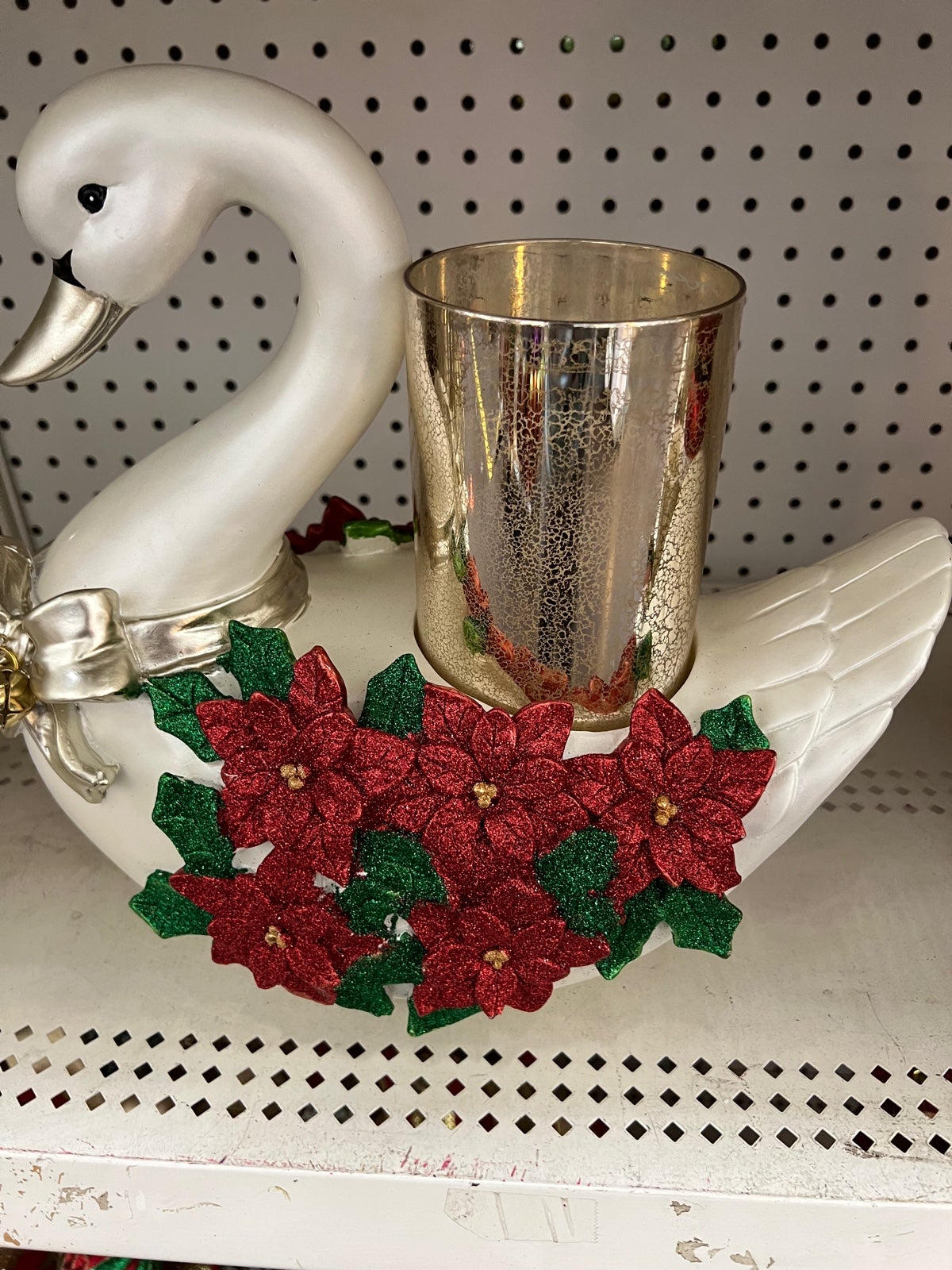 swan christmas table decor (1 piece)