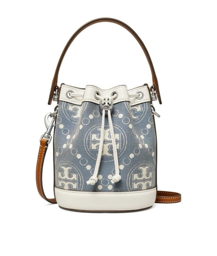 Tory Burch Bucket Denim Bag