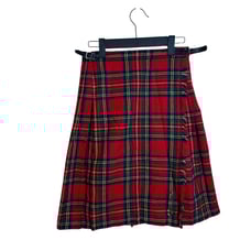 Laird Portch Of Scotland Red Plaid Wool Kilt