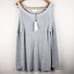Treasure & Bond Asymmetrical Cold Shoulder Sweater gray size medium