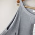 Treasure & Bond Asymmetrical Cold Shoulder Sweater gray size medium