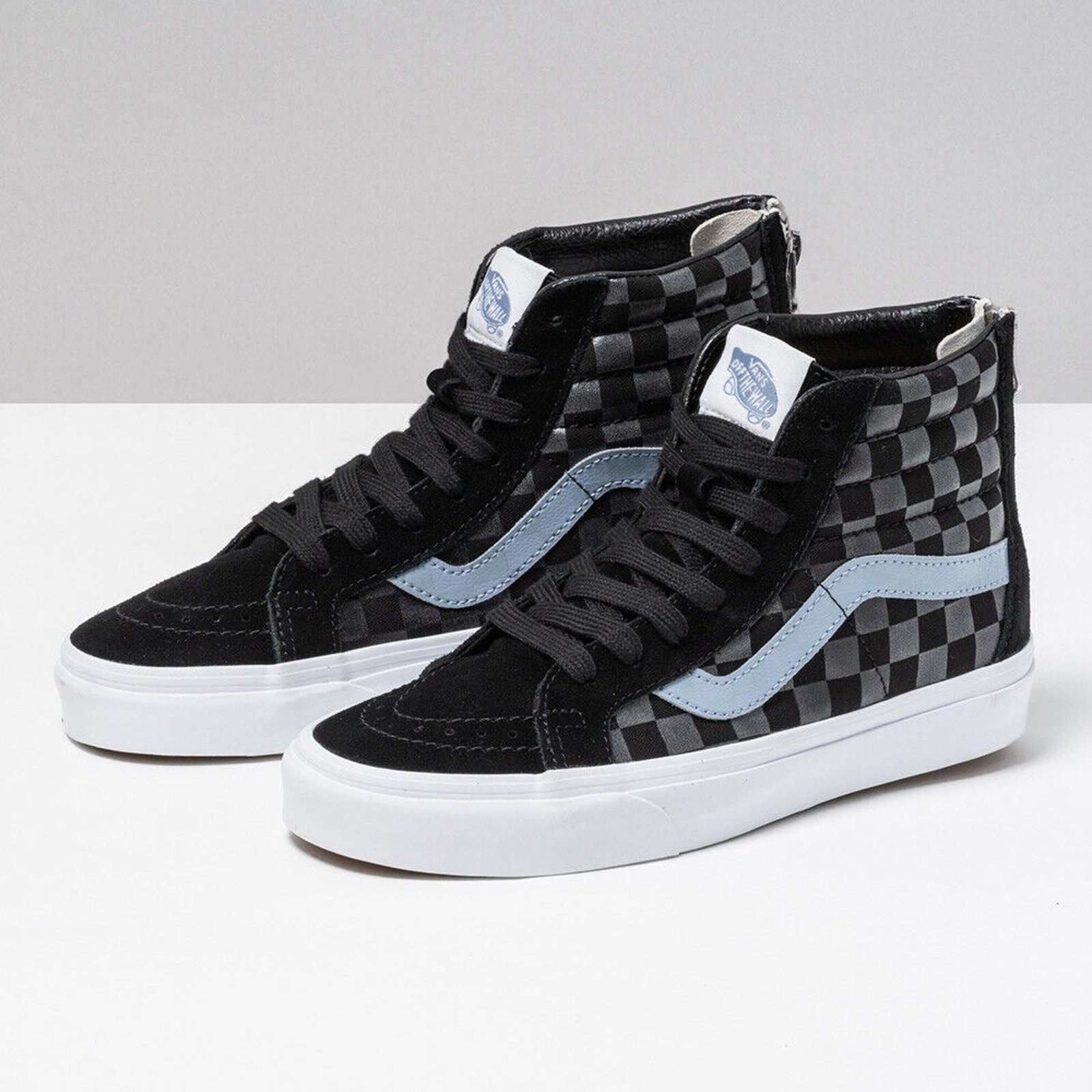 NWT Vans Sk8 high MTE waterproof tonal check shoes black 7