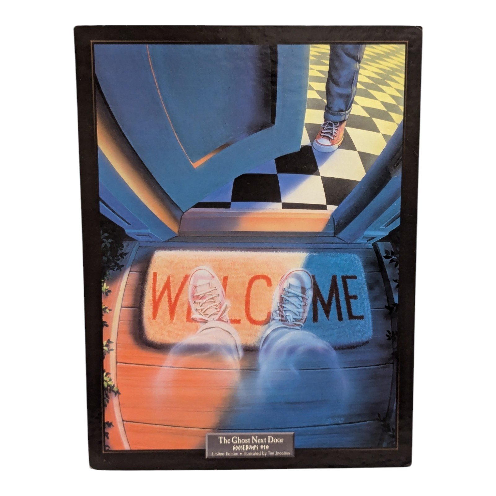 Rare Vintage Goosebumps Tim Jacobus The Ghost Next Door #10 Display Art Print