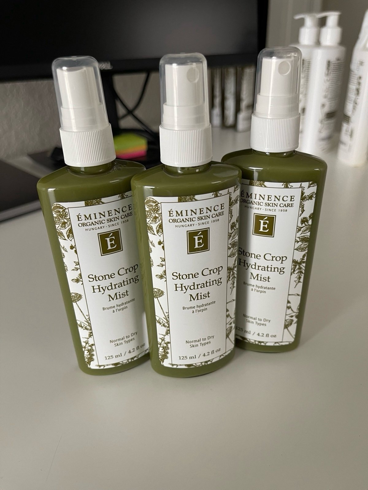 Eminence Stone Crop Hydrating Mist – 4.2 oz – Pack of 3 – Never Used