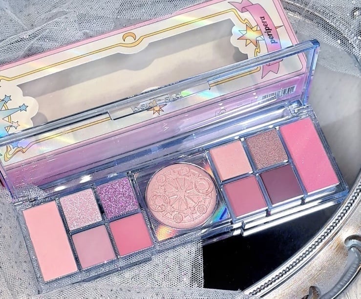 Peripera X card capture Sakura ver All Take Mood eyeshadow Palette