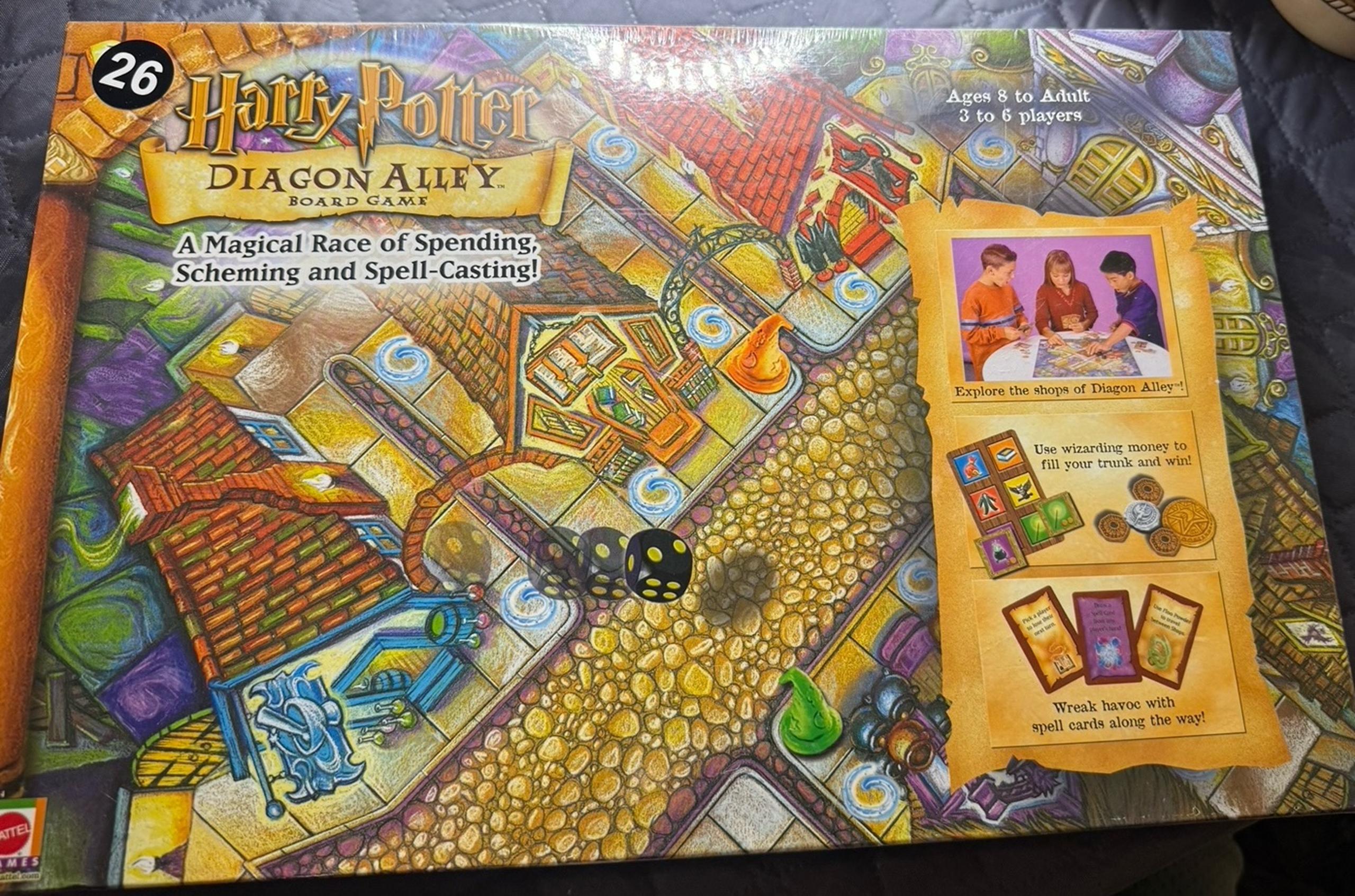 Harry Potter Board Games, Diagon Alley and Halls of Hogwarts