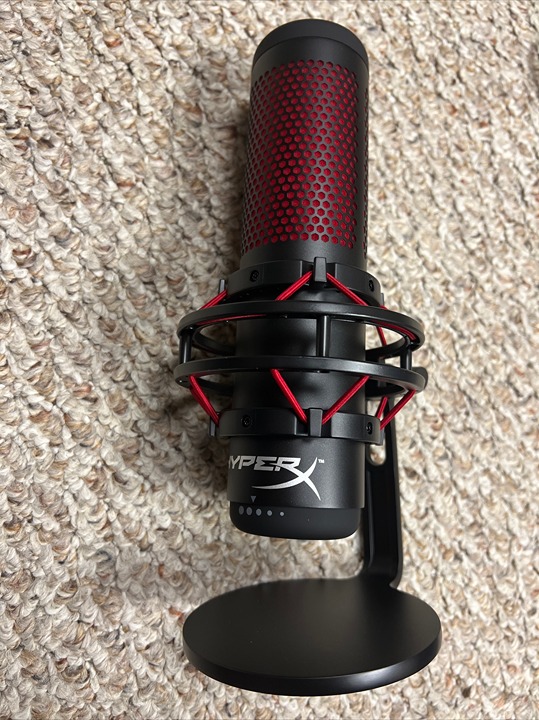HyperX Quadcast USB Microphone Kingston Black-Red HX-MICQC-BK