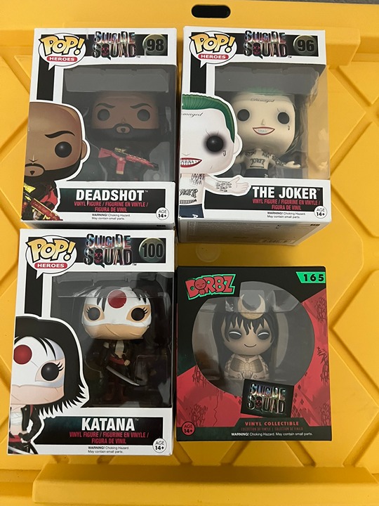 Suicide Squad Funko and Metals Collection