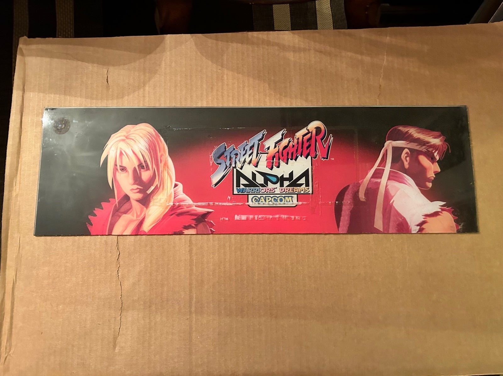 Street Fighter Alpha Arcade Game Marquee