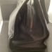 AMERICAN LEATHER COMPANY Lenox Triple Entry Black Leather Satchel Handbag