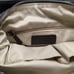 AMERICAN LEATHER COMPANY Lenox Triple Entry Black Leather Satchel Handbag