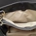 AMERICAN LEATHER COMPANY Lenox Triple Entry Black Leather Satchel Handbag