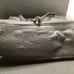 AMERICAN LEATHER COMPANY Lenox Triple Entry Black Leather Satchel Handbag