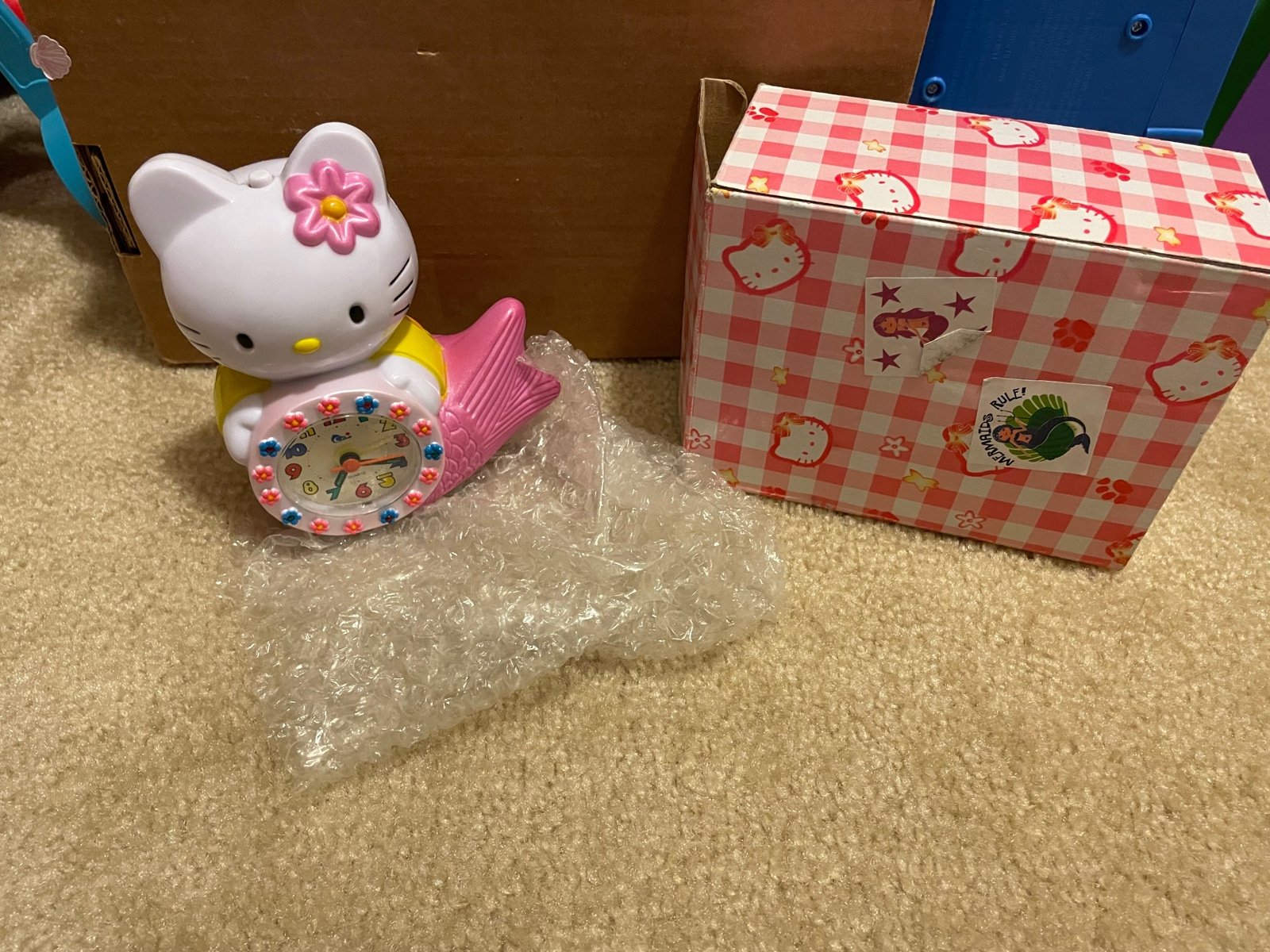 Hello Kitty mermaid singing alarm clock