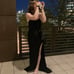 Black One Shoulder Prom dress