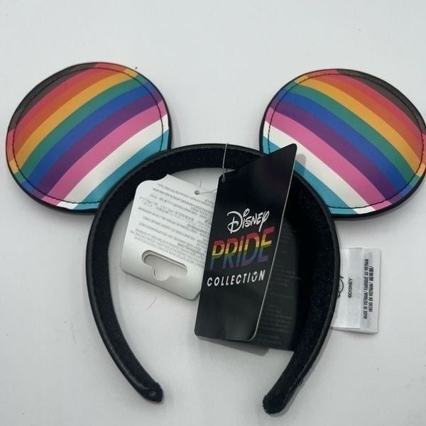Disney Pride Faux Leather Rainbow Minnie Ears