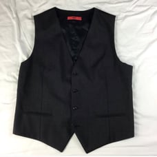 HUGO BOSS Single Breasted in Virgin Wool Size 44R BLACK