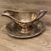 12oz metal gravy boat either silver or P