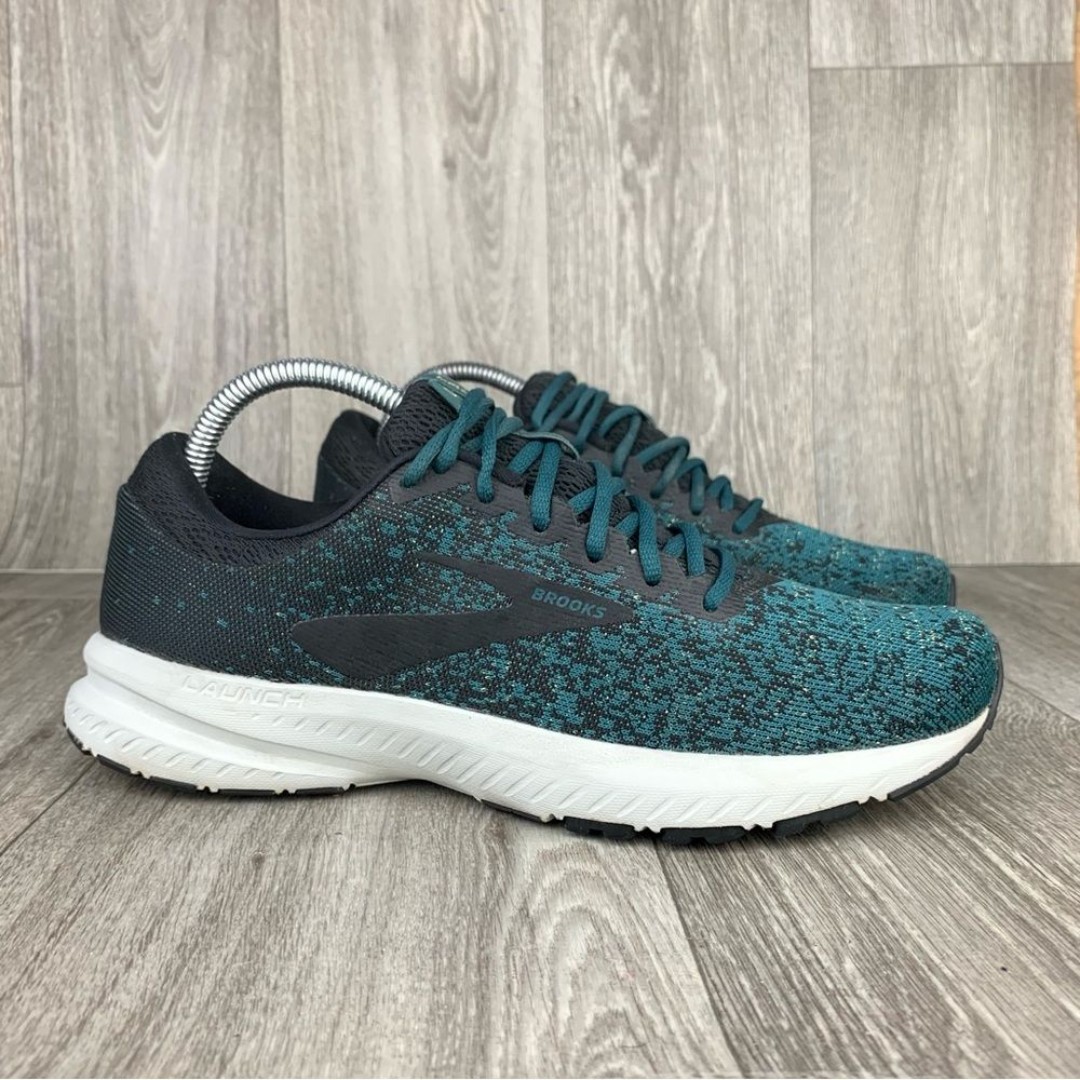Womens Green/Gold/Blackshoes Brooks Launch 6 running/walking shoes size 9