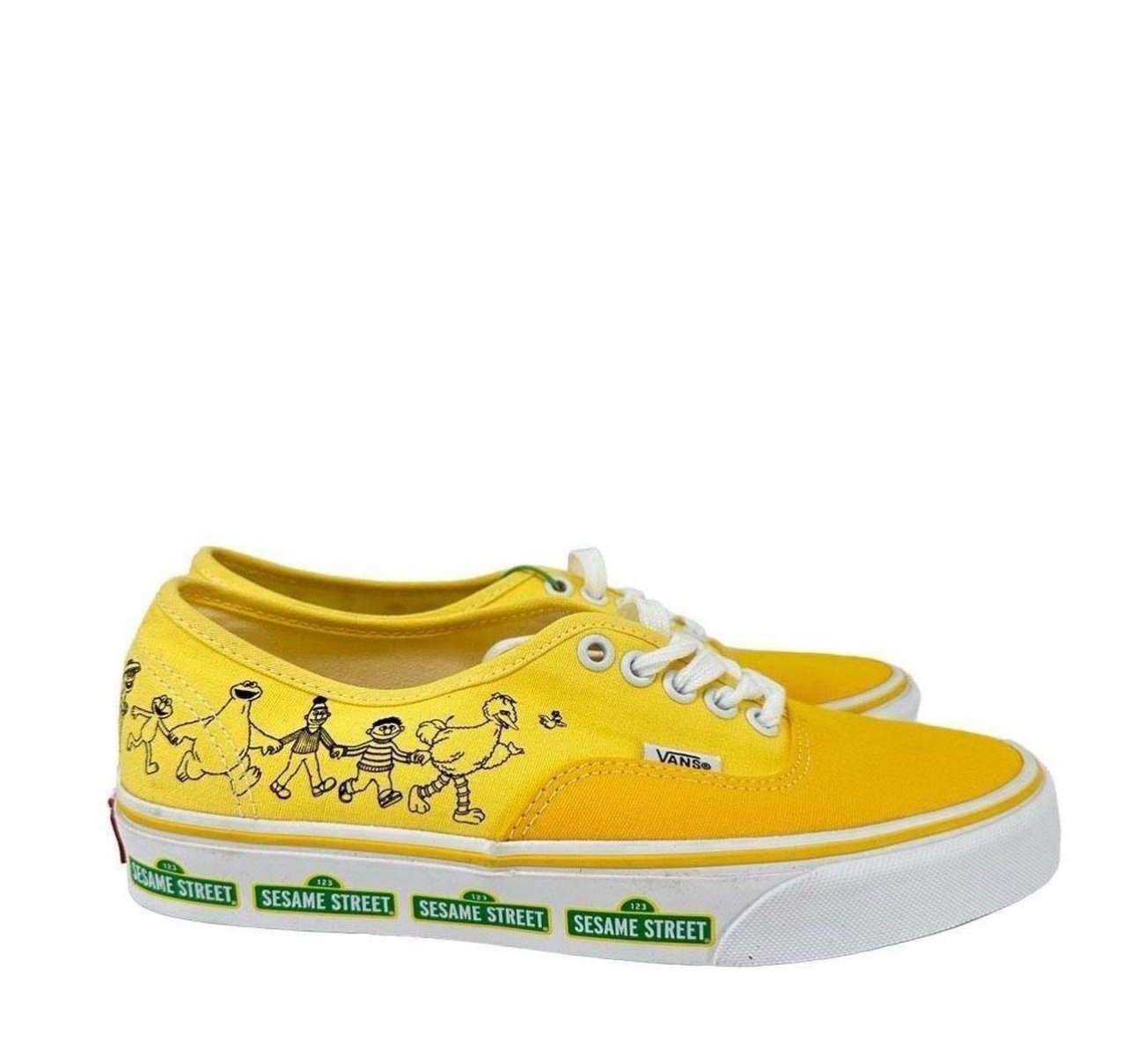 Vans x Sesame Street Yellow Gold Shoes Limited Edition