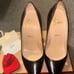 CHRISTIAN LOUBOUTIN DECOLLETE 868 100 JAZZ CALF BLACK 39.5 / 9