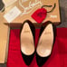 CHRISTIAN LOUBOUTIN DECOLLETE 868 100 JAZZ CALF BLACK 39.5 / 9