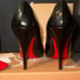 CHRISTIAN LOUBOUTIN DECOLLETE 868 100 JAZZ CALF BLACK 39.5 / 9