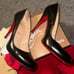 CHRISTIAN LOUBOUTIN DECOLLETE 868 100 JAZZ CALF BLACK 39.5 / 9