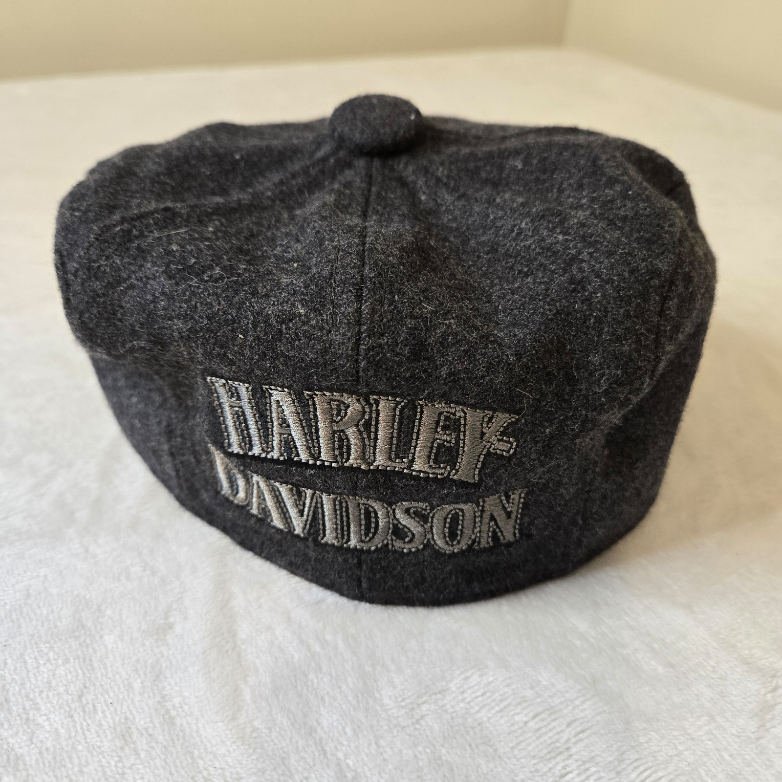 Men's Harley-Davidson Gray Wool Derby Cap
