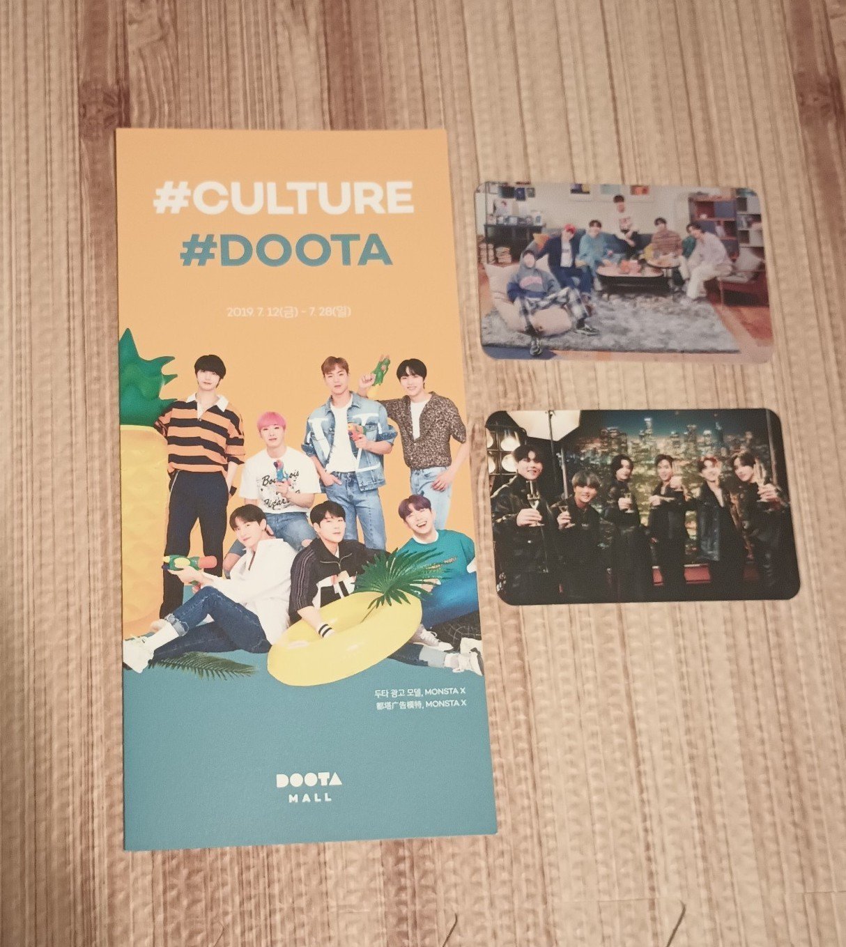 Monsta X group Japan POB PC Doota Mall booklet set (3)