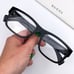 Gucci GG1141O 001 BRAND NEW Eyeglasses Shiny Black Square Man