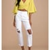 PISTOLA Presley High Rise Relaxed Roller Jeans White Blizzard NWT