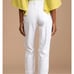 PISTOLA Presley High Rise Relaxed Roller Jeans White Blizzard NWT