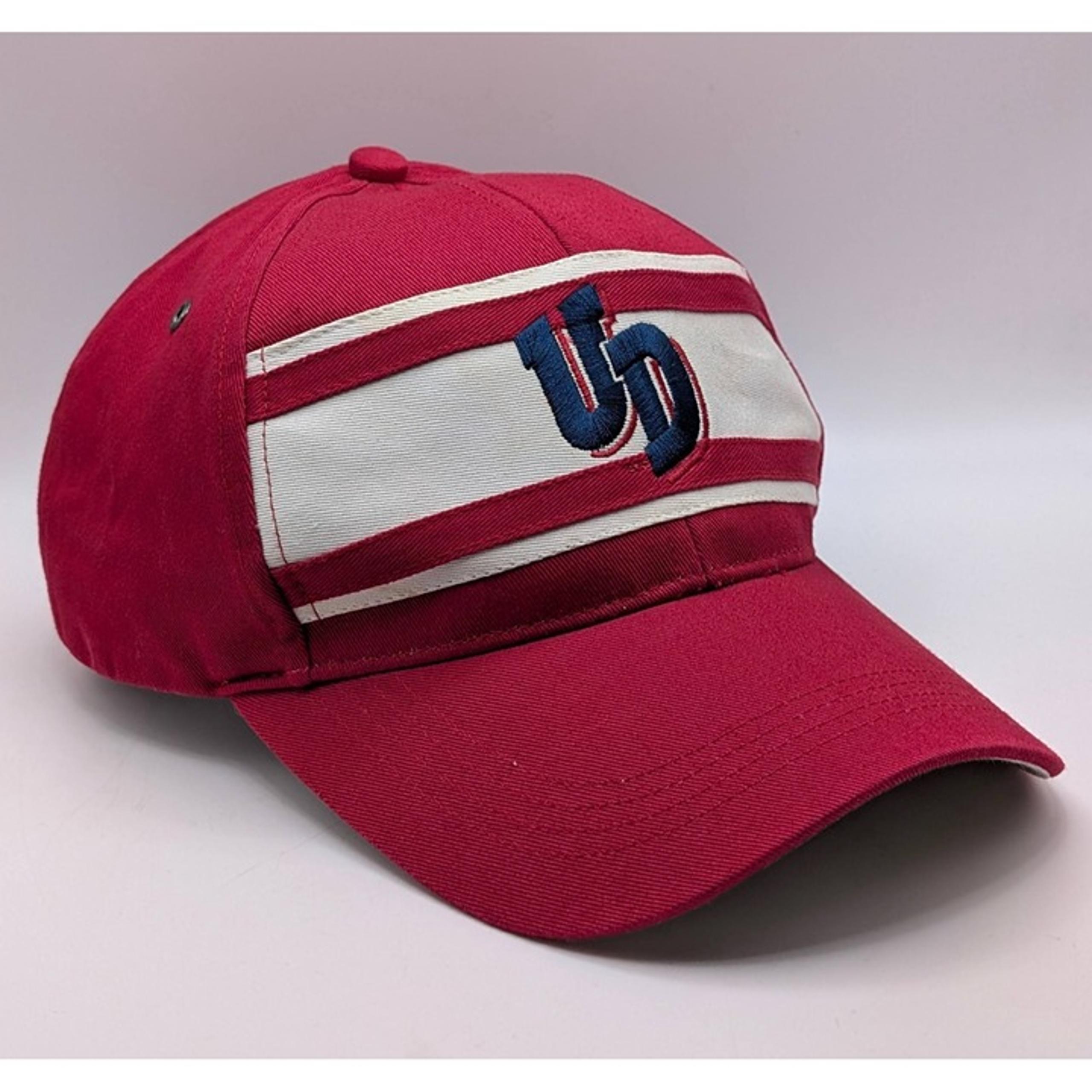 University of Dayton UD Flyers NCAA Strap Back Cap Hat Vintage Red White Blue