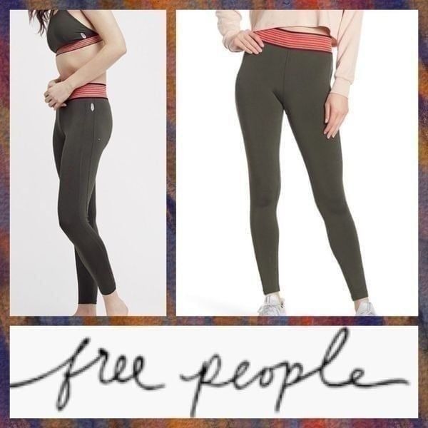 NWT MSRP 98 Free People Perfect Practice Macrame Leggings Women's Size XS